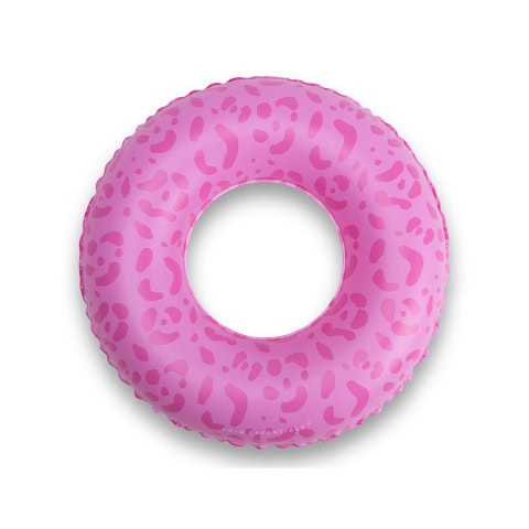 Roze zwemring met patroon