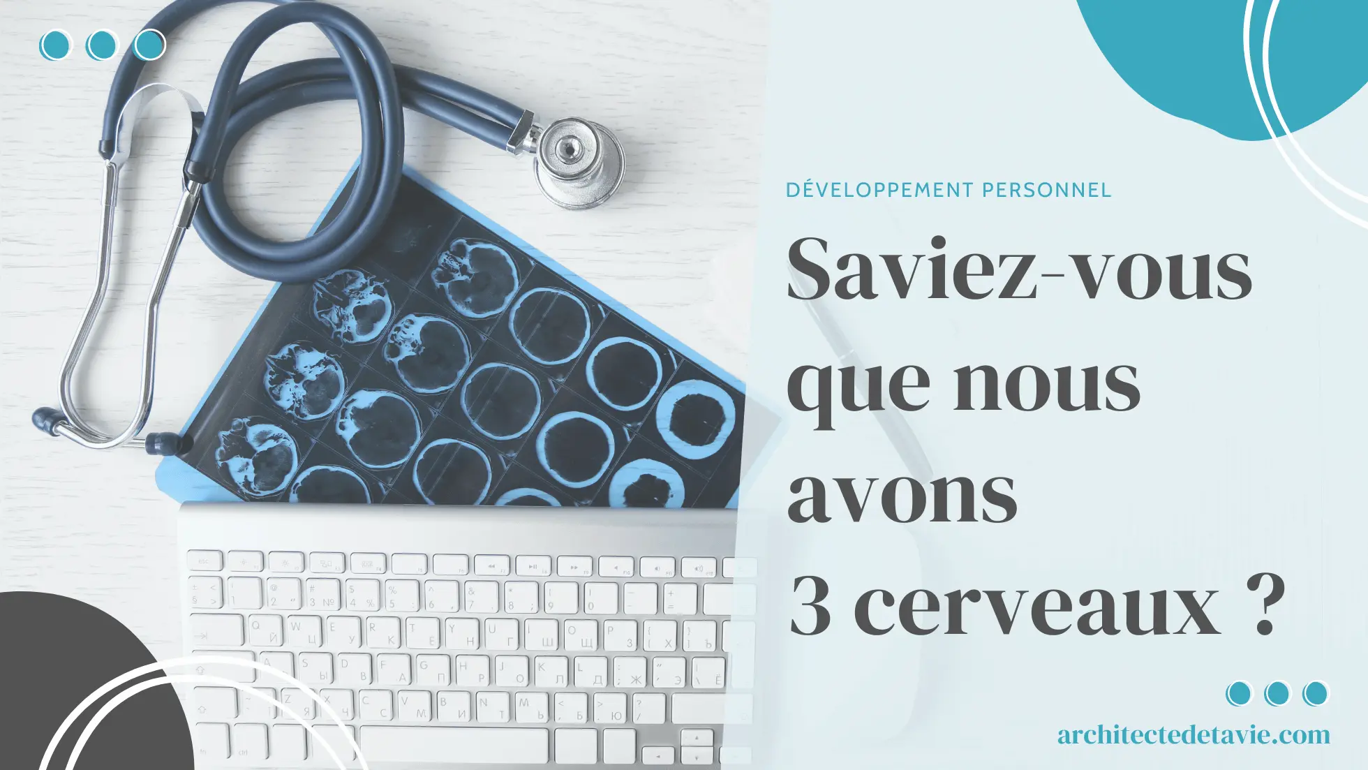 Savez-vous que nous avons 3 cerveaux ?