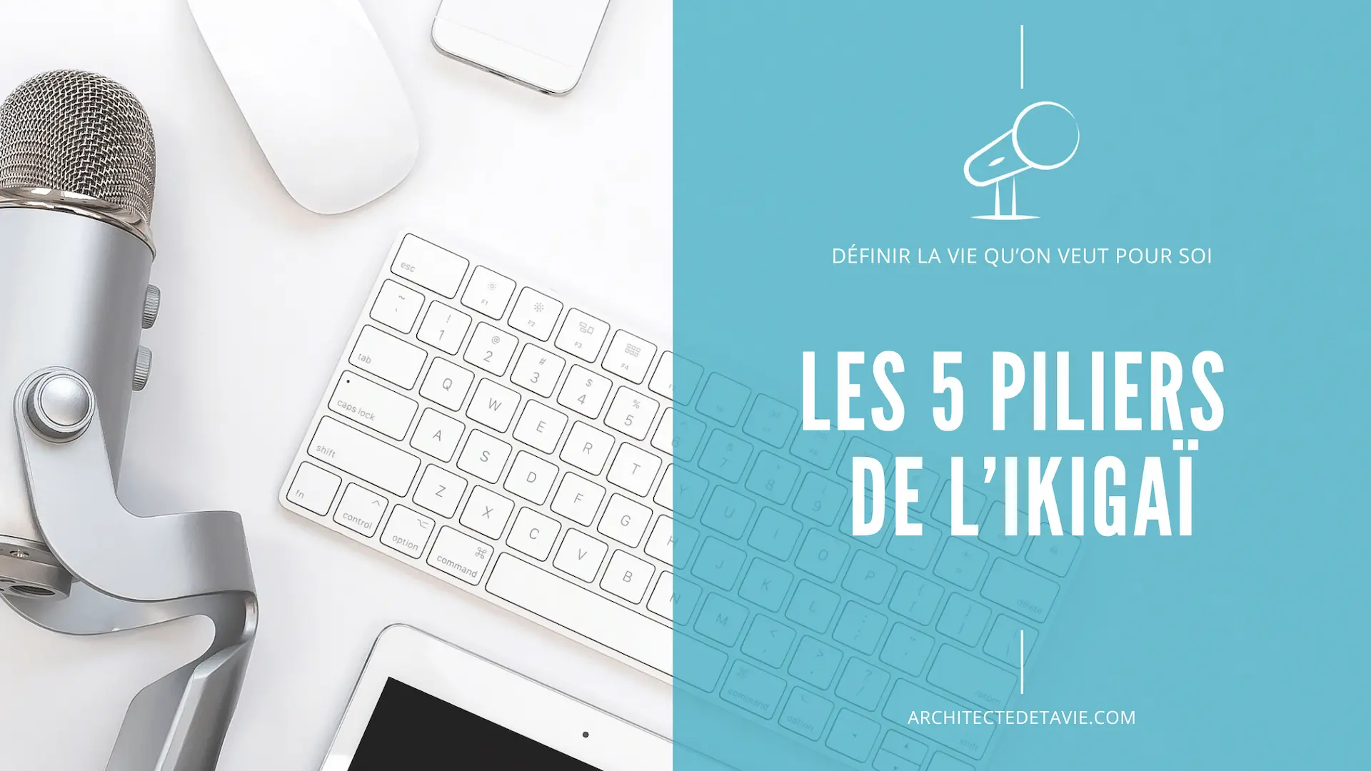 Blogging - Podcast - Image à la Une - E058 - Les 5 piliers de l'ikigaï