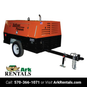 210 CFM Towable Air Compressor for Rent in NEPA