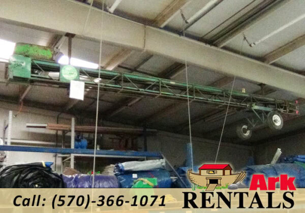 21 Foot Electric Conveyor for rent for material hauling