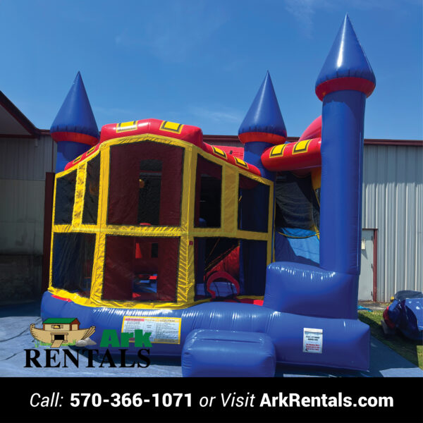 Castle 5 in 1 Combo Bounce House rental in Columbia County NEPA
