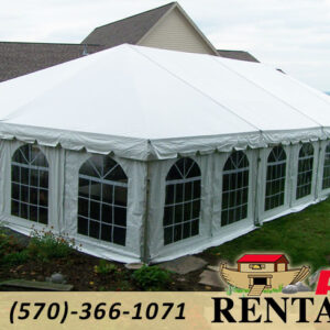 30 x 60 Frame Tent rental in Lehigh County NEPA