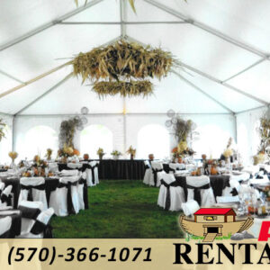20 x 40 Frame Tent rental in Northumberland County NEPA