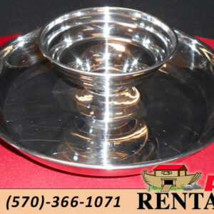 18 Inch Silver Dipper Tray rentals near Luzerne County