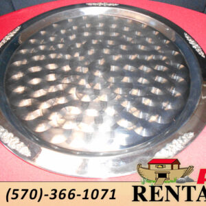 25 Inch Round Silver Party Tray rentals near Dauphin County
