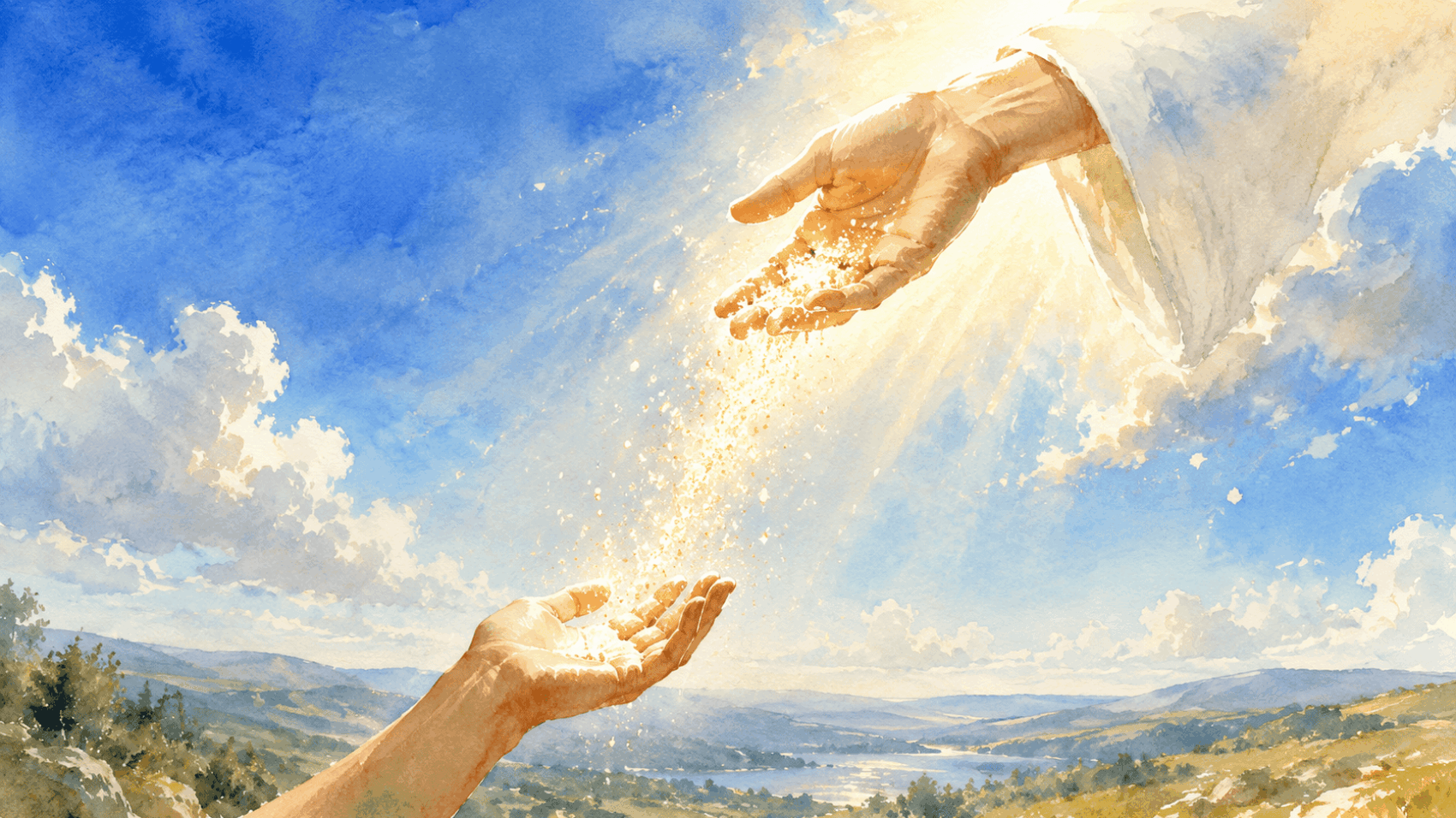 Blessing from heaven