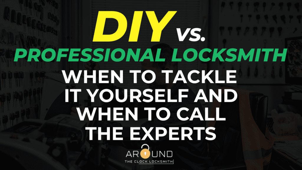DIY vs professional locksmith: when to tackle lock issues yourself and when to call the experts for reliable security solutions in Florida.
