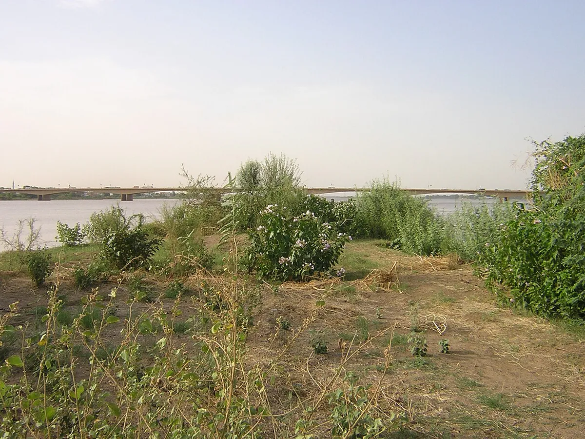 ملتقى النيلين في الخرطوم في السودان