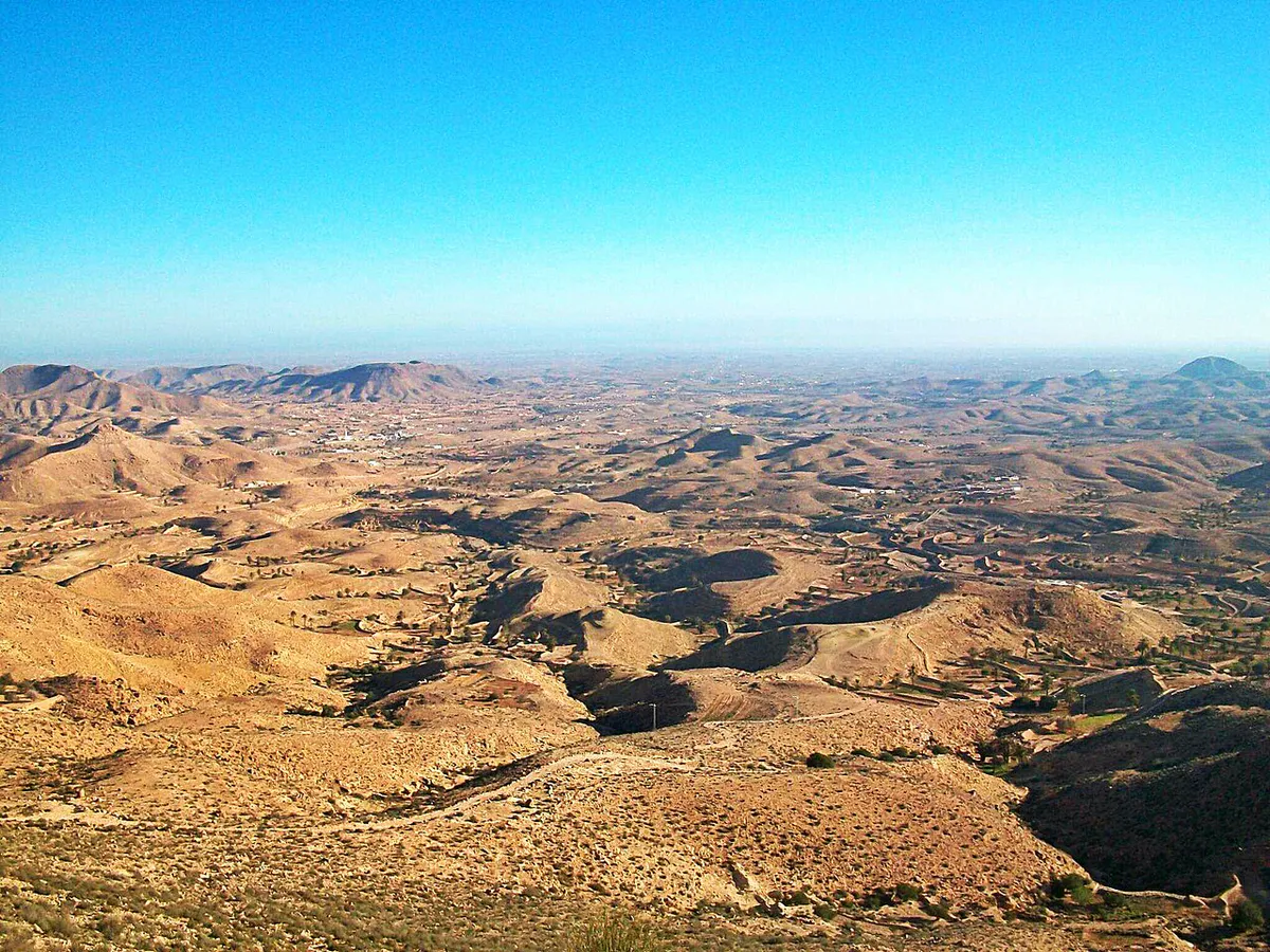 جبال مطماطة في تونس