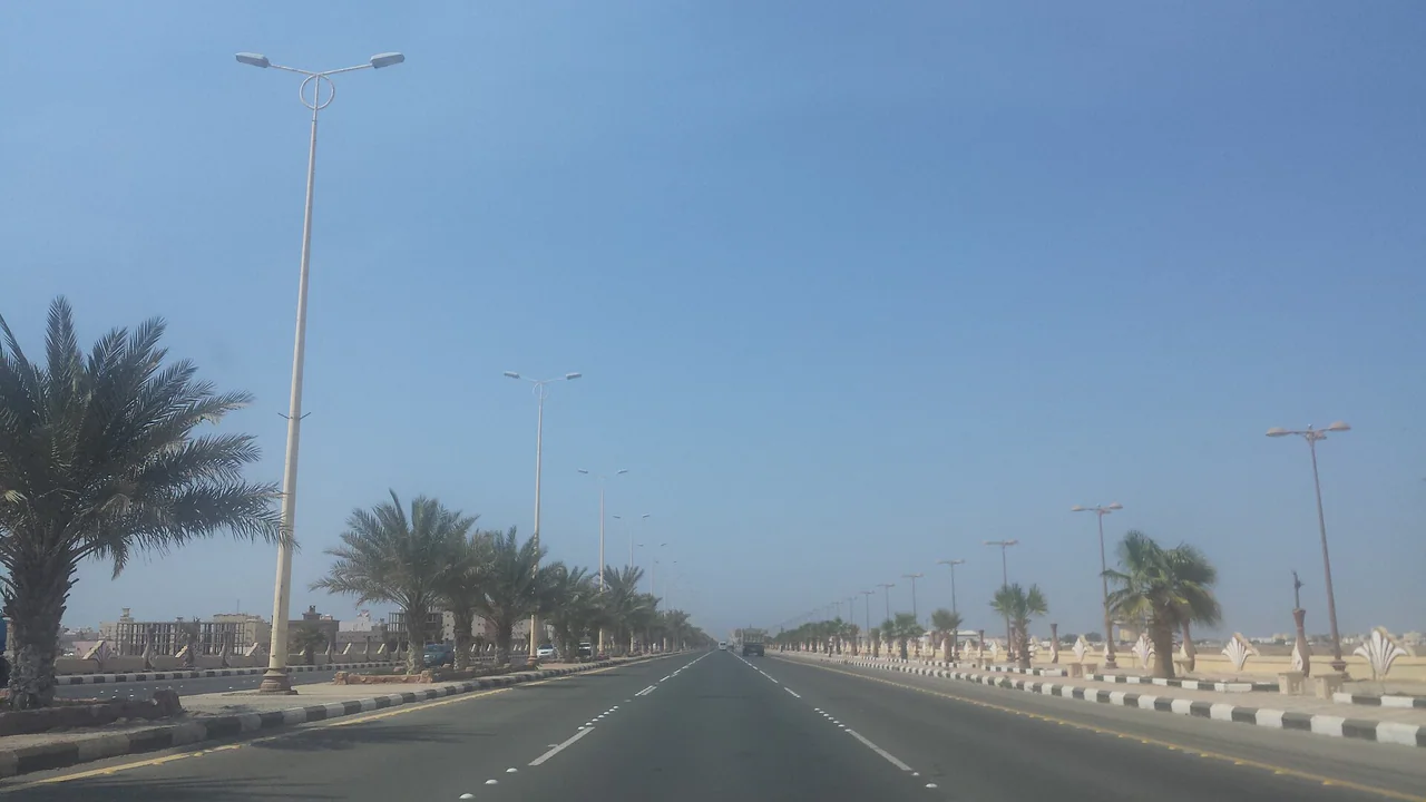 مشهد من مدينة رابغ في منطقة مكة المكرمة