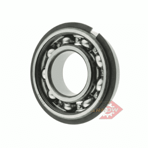 Deep groove ball bearing with snap ring.png