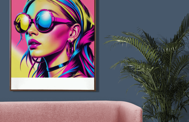 Neon dreamer mockup