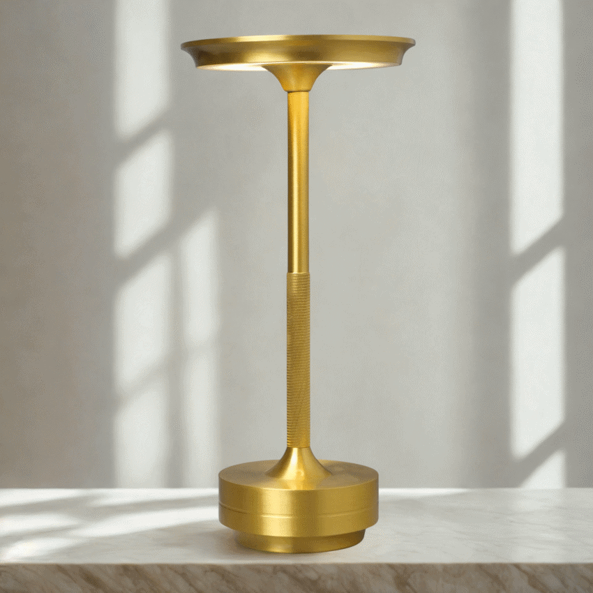 Trådlös Bordslampa i Metall