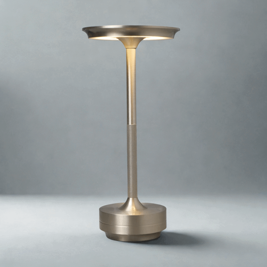 Trådlös Bordslampa i Metall