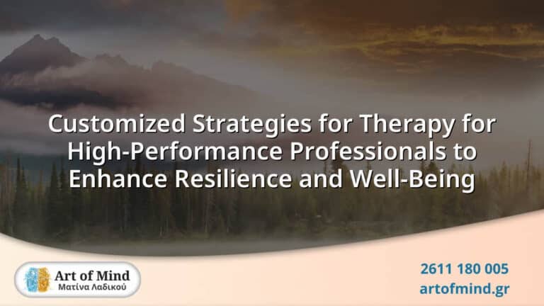 Therapeutic strategies tailored for high-performance professionals to build resilience, enhance emotional intelligence, and support mental well-being in demanding careers.