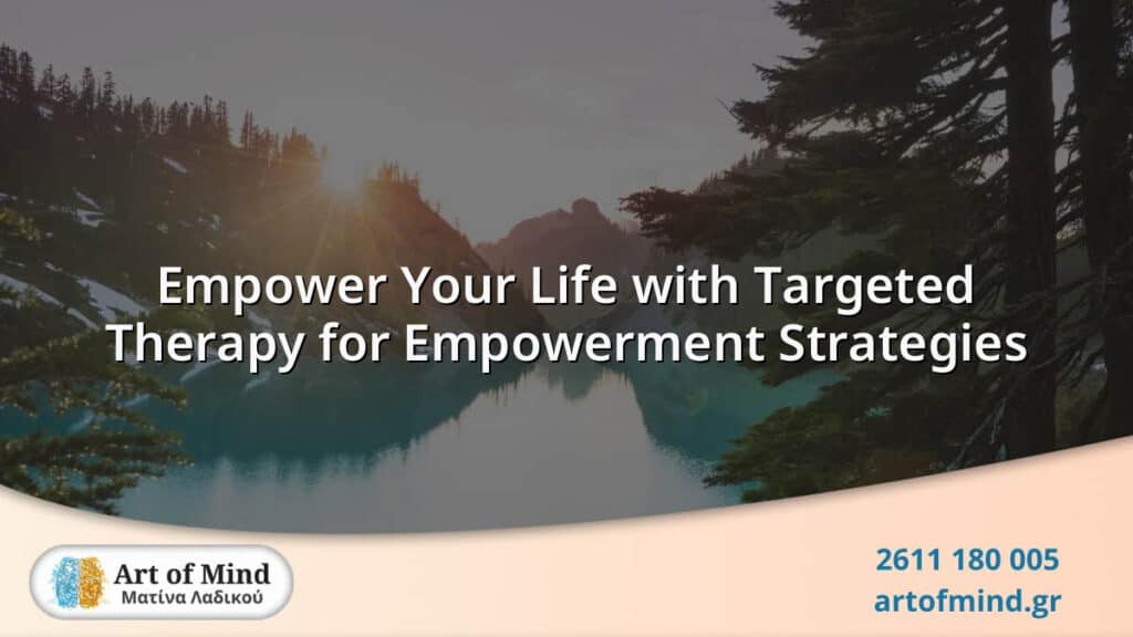 Illustration representing empowerment-focused therapy techniques promoting self-discovery, resilience, and personal growth for mental well-being and agency.