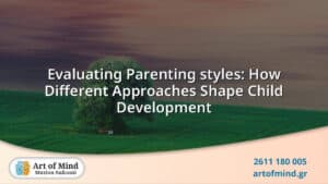 Detailed illustration depicting various parenting styles and their impact on child development, focusing on emotional, psychological, and social growth in children.