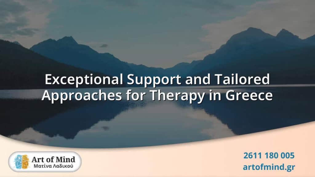 A professional psychotherapy setting in Greece showcasing tailored mental health support and evidence-based therapeutic approaches including individual and family counseling.