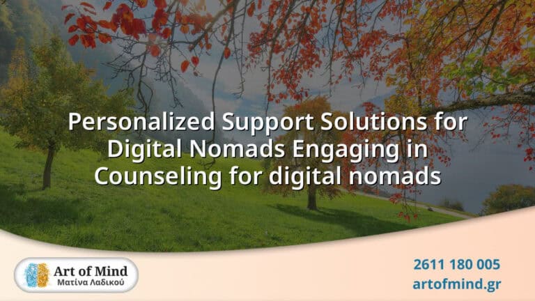 Personalized counseling support solutions designed for digital nomads facing unique emotional and psychological challenges while working remotely across different countries.