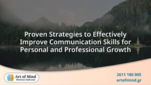 Comprehensive illustration outlining proven strategies to improve communication skills, supporting personal relationships and professional growth through evidence-based methods.