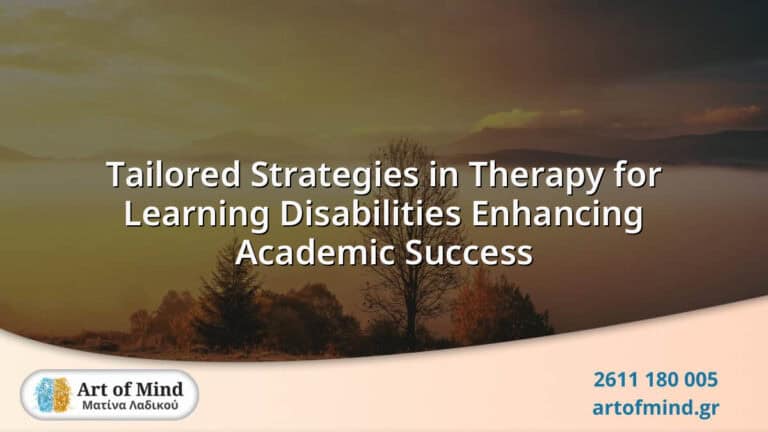Illustration of tailored therapeutic strategies designed to support individuals with learning disabilities in enhancing academic success through personalized interventions.