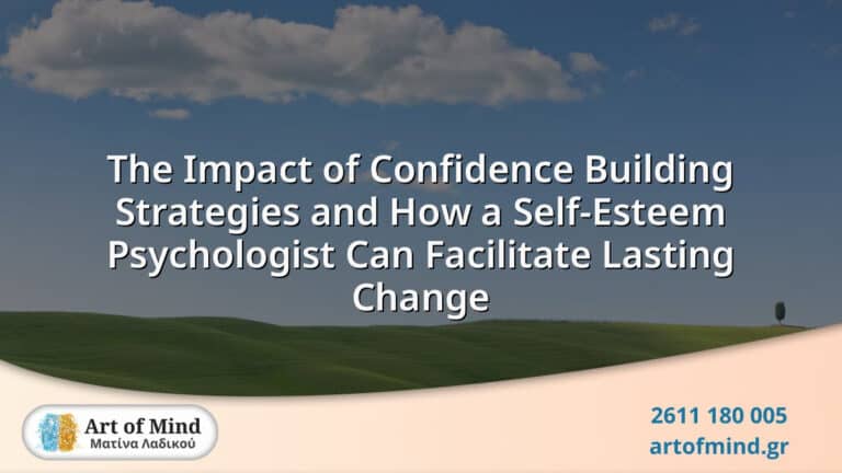 Illustration depicting the impact of confidence building strategies facilitated by a self-esteem psychologist to promote lasting personal growth and resilience in mental health.