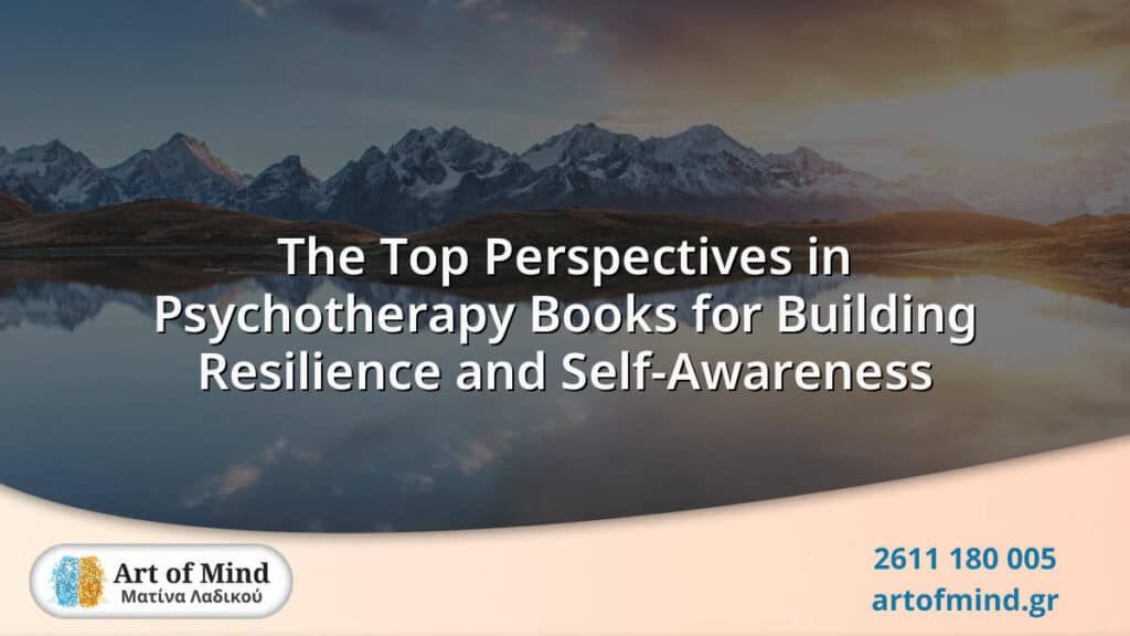 A thoughtfully curated collection of influential psychotherapy books focused on enhancing resilience and self-awareness through evidence-based mental health perspectives and personal growth strategies.