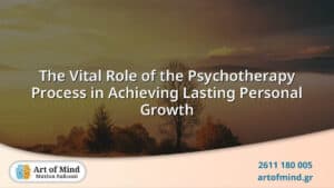 Detailed illustration representing the psychotherapy process at Art of Mind, highlighting evidence-based methods that promote lasting personal growth, emotional resilience, and mental well-being in a supportive, confidential environment.
