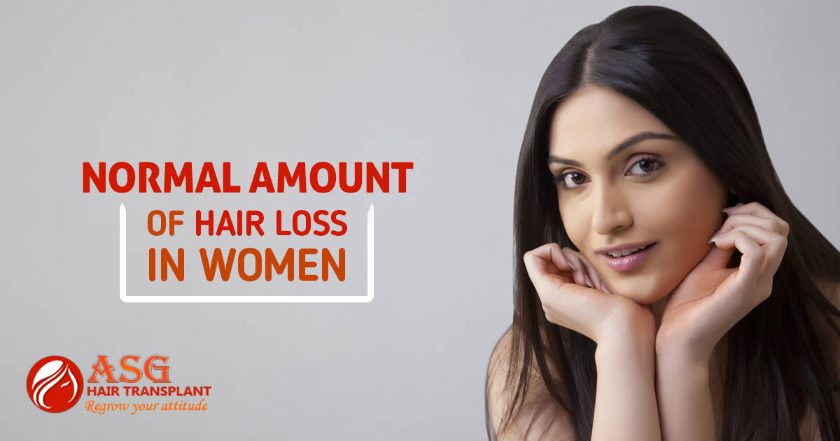 Normal Amount of Hair Loss in Women