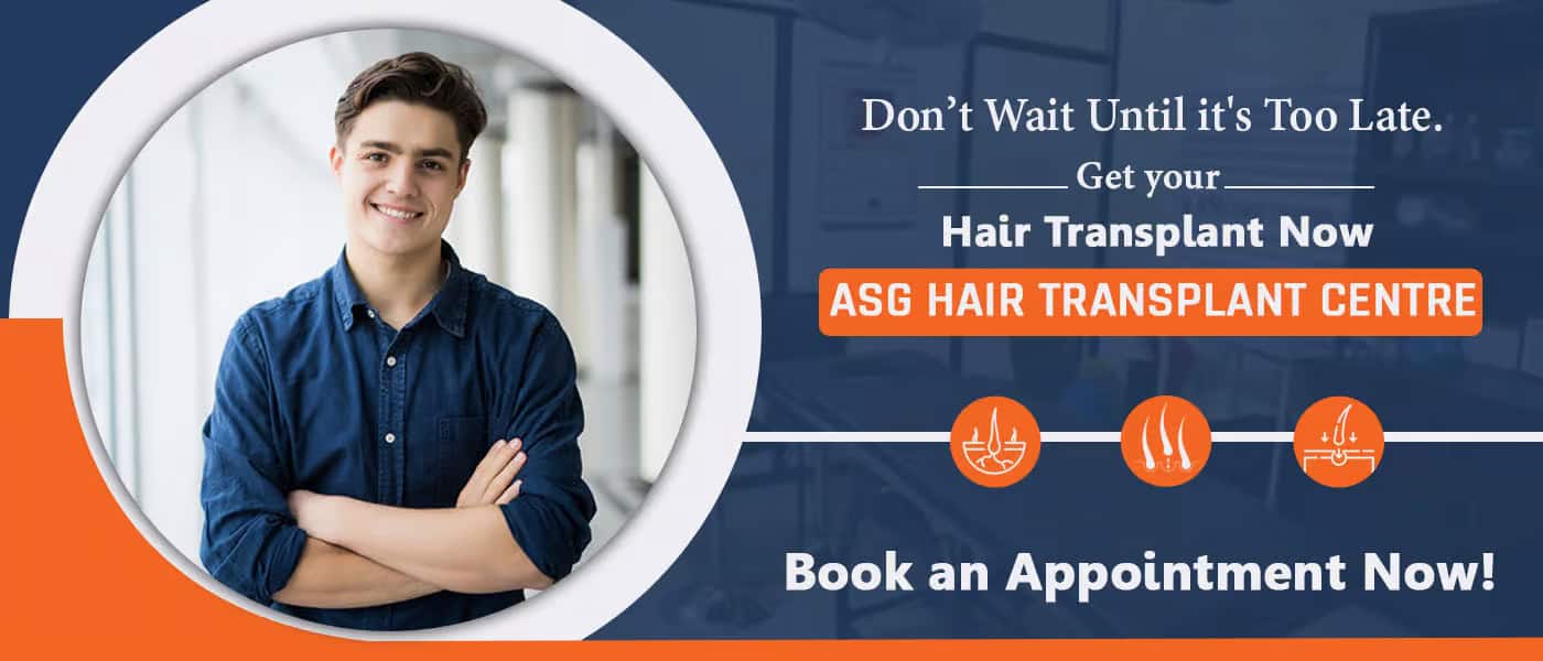 Healthy young man with hair transplant consultation at ASG Hair Transplant Centre in Pakistan.