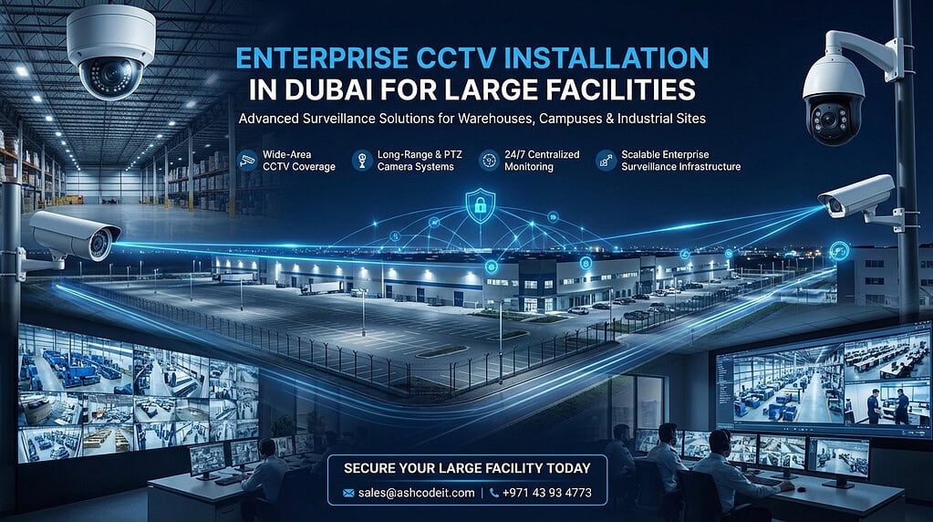 Enterprise CCTV Installation In Dubai For Large Facilities