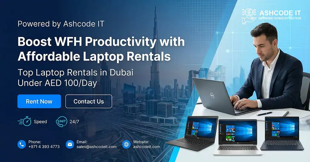 Top Laptop Rentals in Dubai Under AED 100/Day