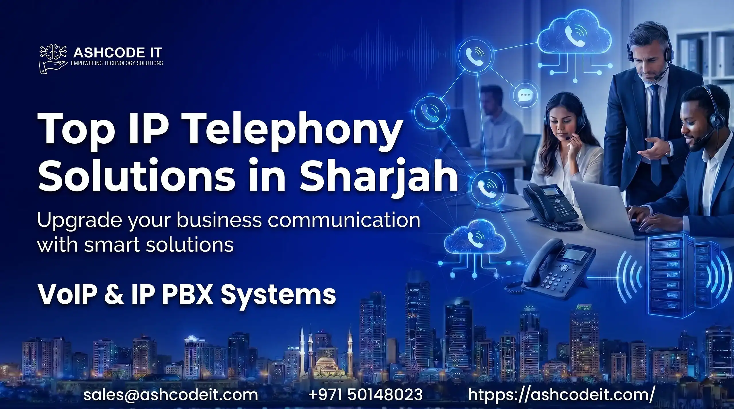 IP telephony solutions in Sharjah