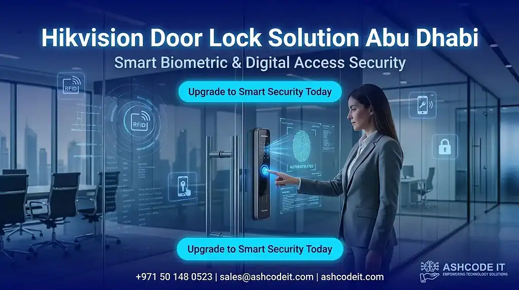Hikvision door lock solution Abu Dhabi