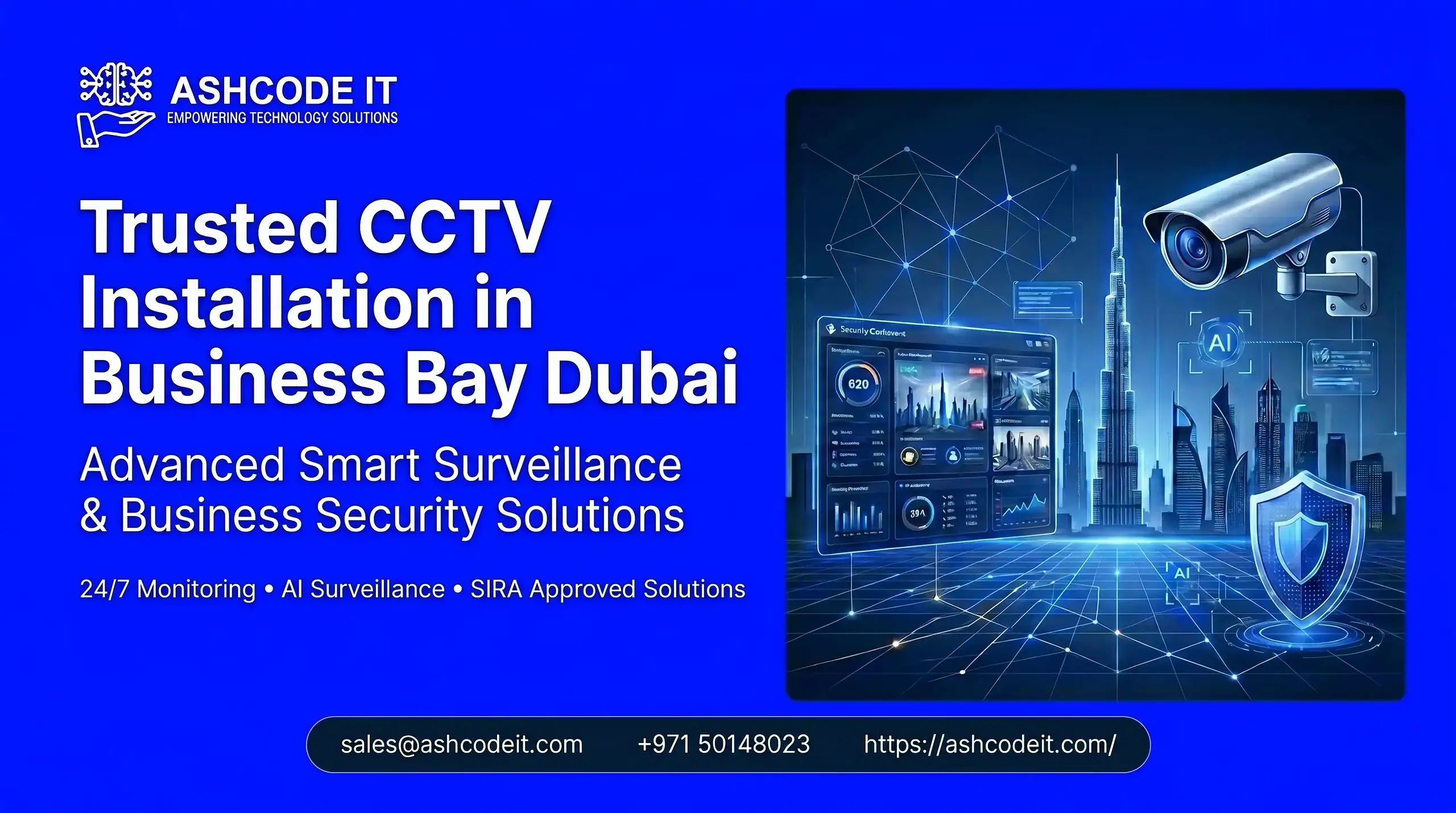 Trusted CCTV Installation in Business Bay Dubai