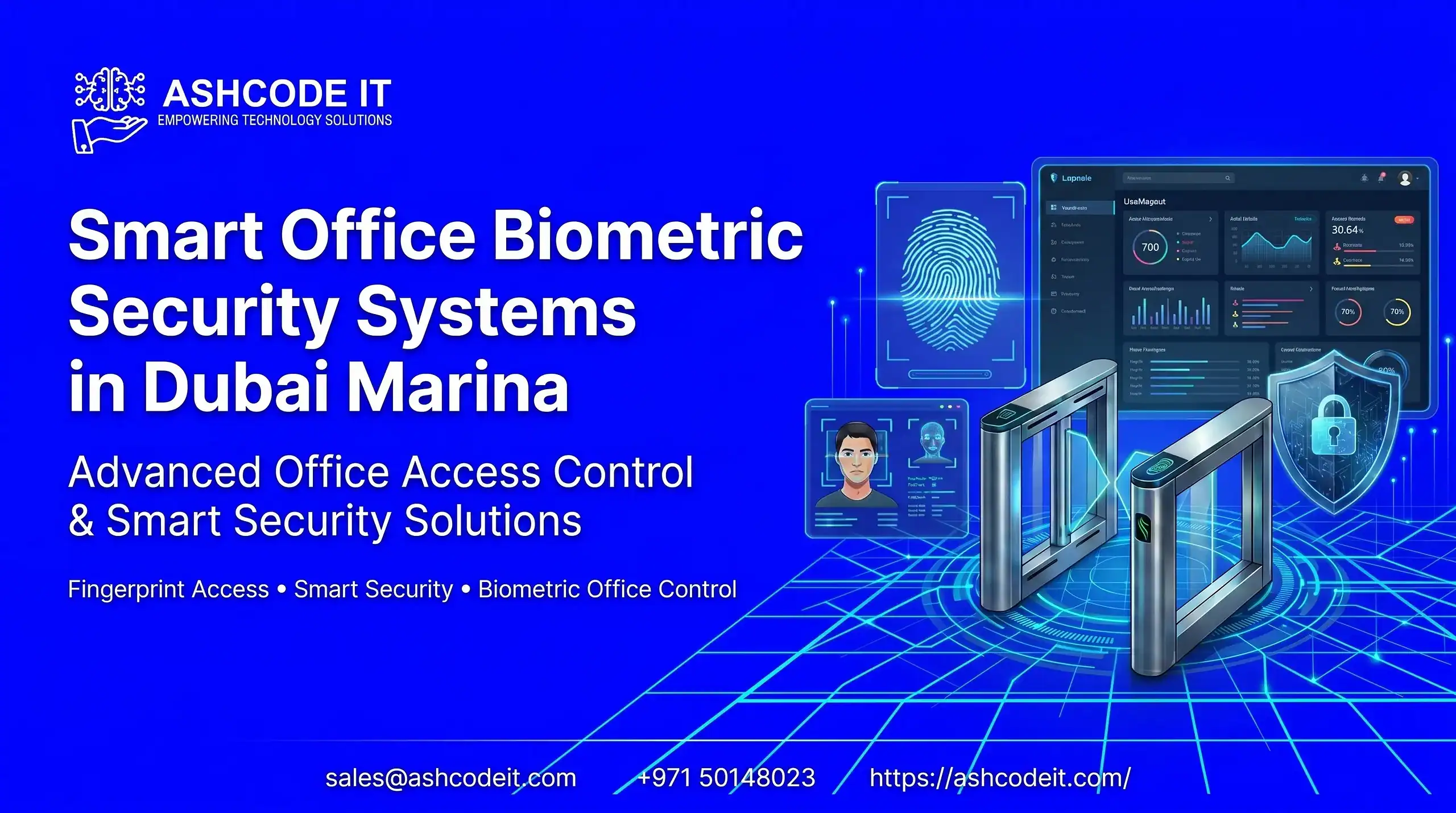 Smart Office Biometric Security Systems in Dubai Marina