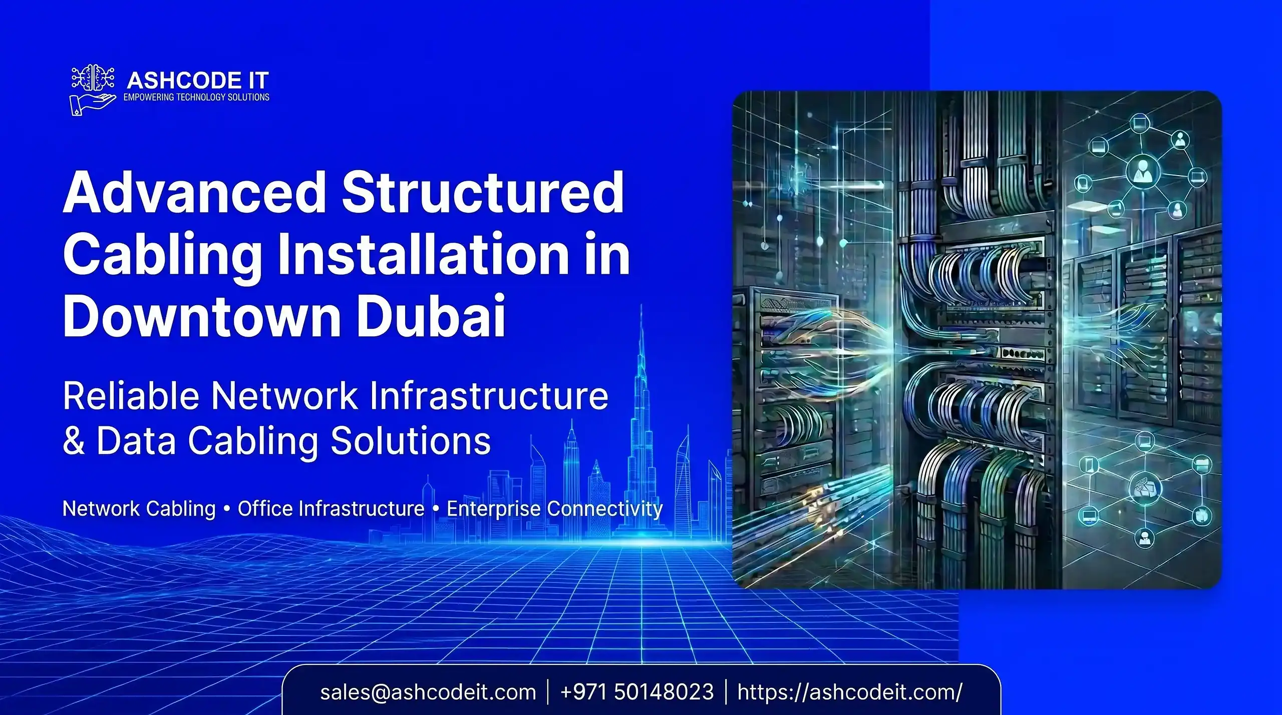 Advanced Structured Cabling Installation in Downtown Dubai