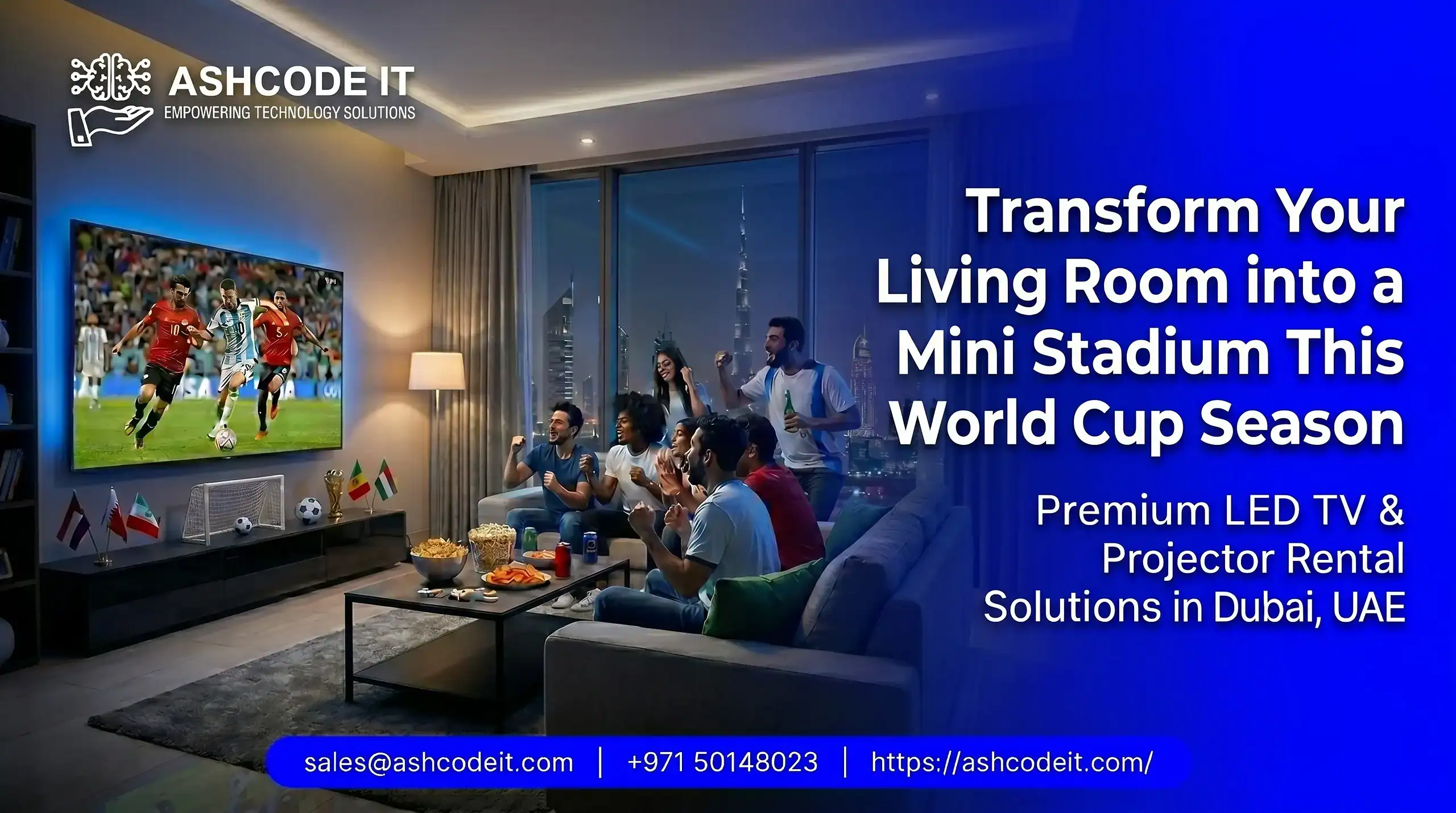 Transform Your Living Room into a Mini Stadium This World Cup Season