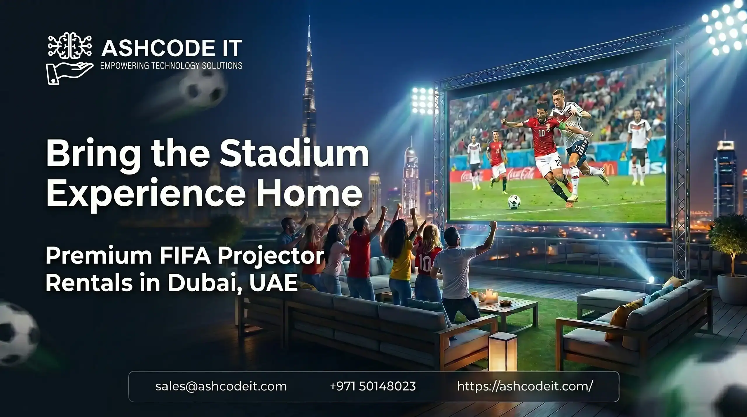 Bring the Stadium Experience Home with FIFA Projector Rentals