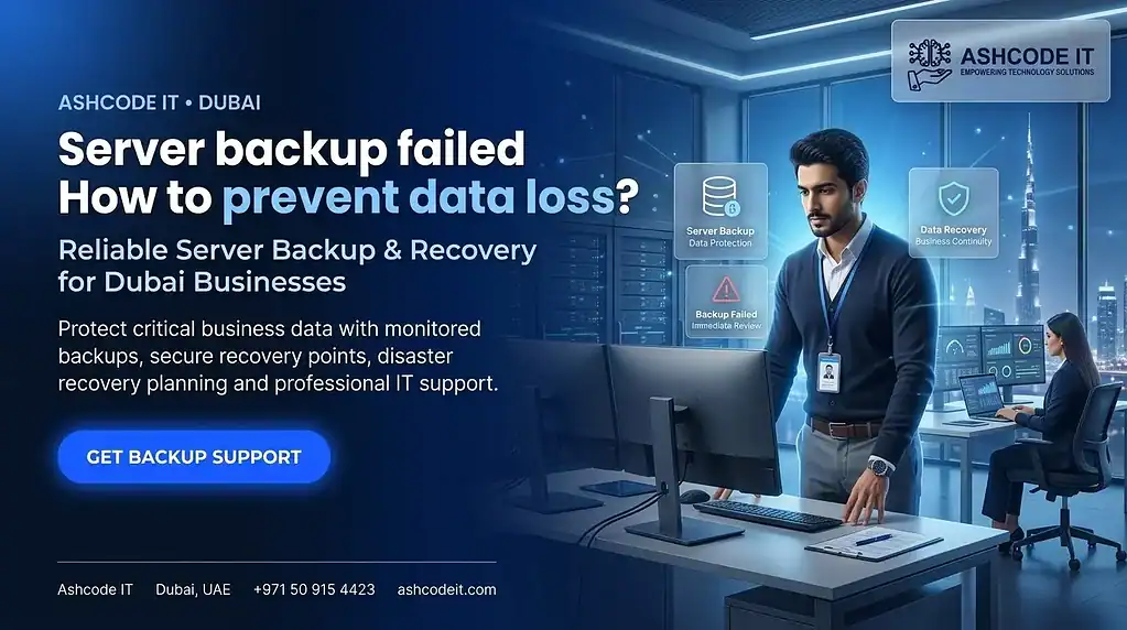 Server backup failed, How to prevent data loss?