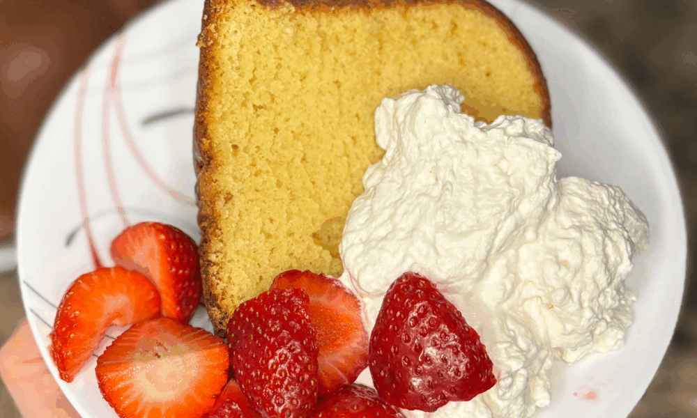 Healthy Pound Cake (Gluten Friendly & Refined Sugar Free!)