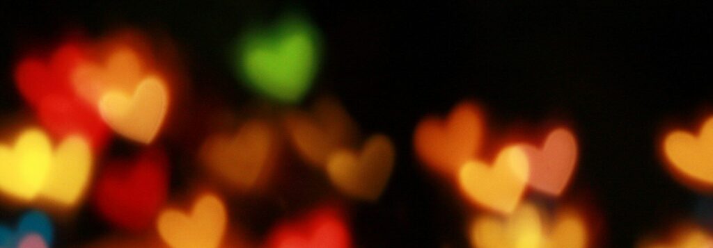 hearts bokeh photography