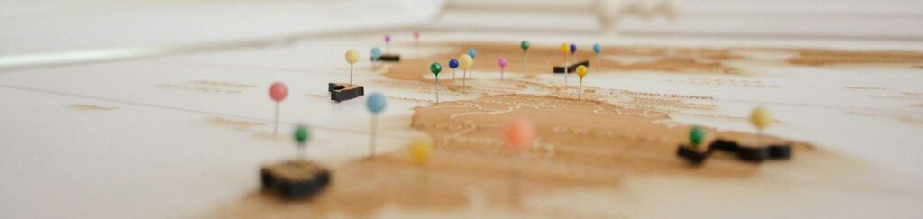 selective focus photography of pin