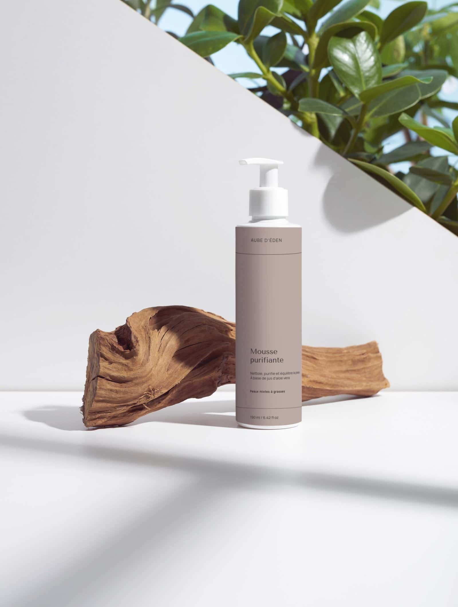 mousse purifiante d'Aube d'Éden