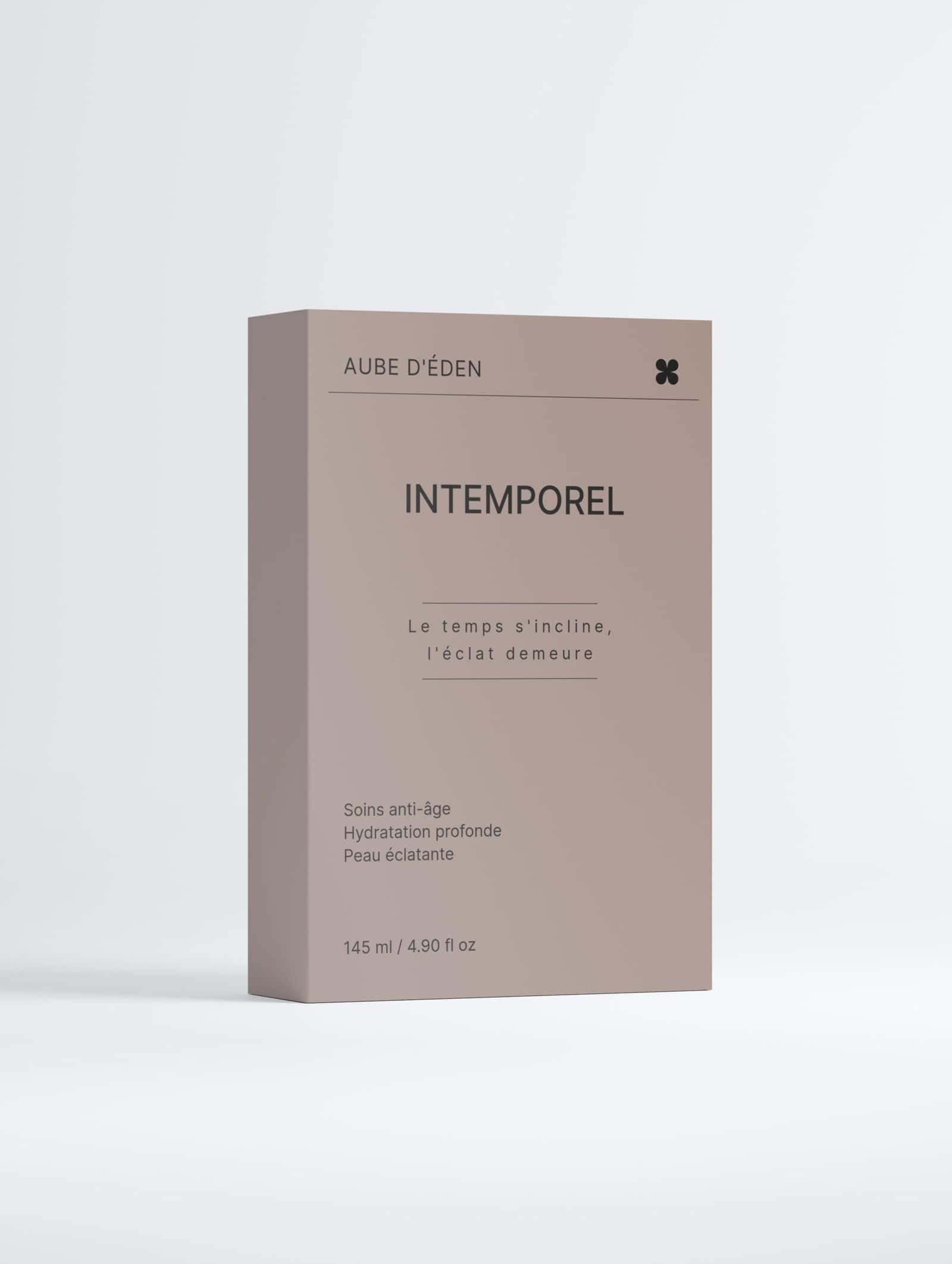 Coffret de soin anti-âge INTEMPOREL d'Aube d'Éden