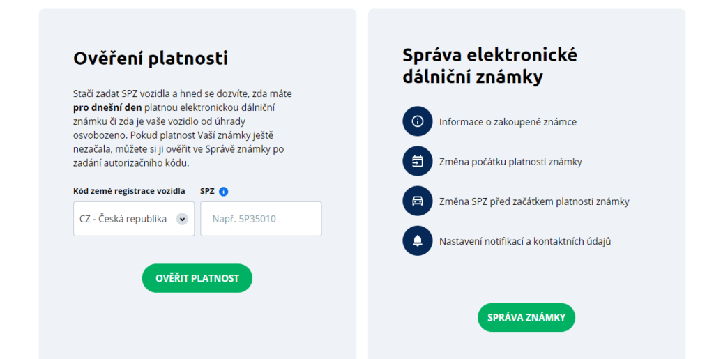 Jak zjistit platnost elektronické dálniční známky