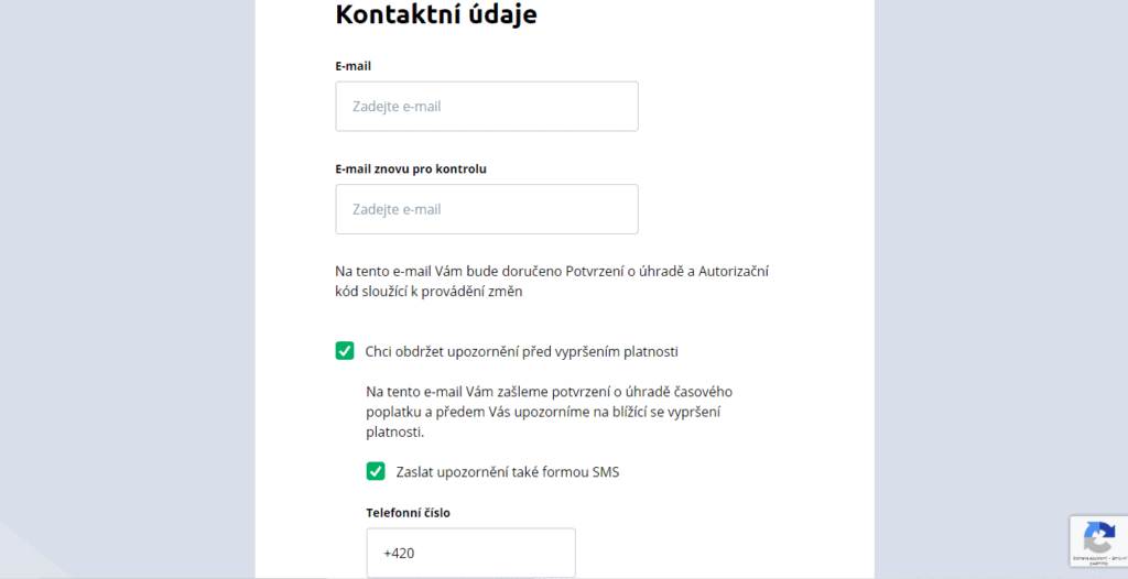 Kontaktní údaje