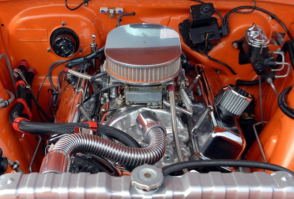 Mytí motoru
