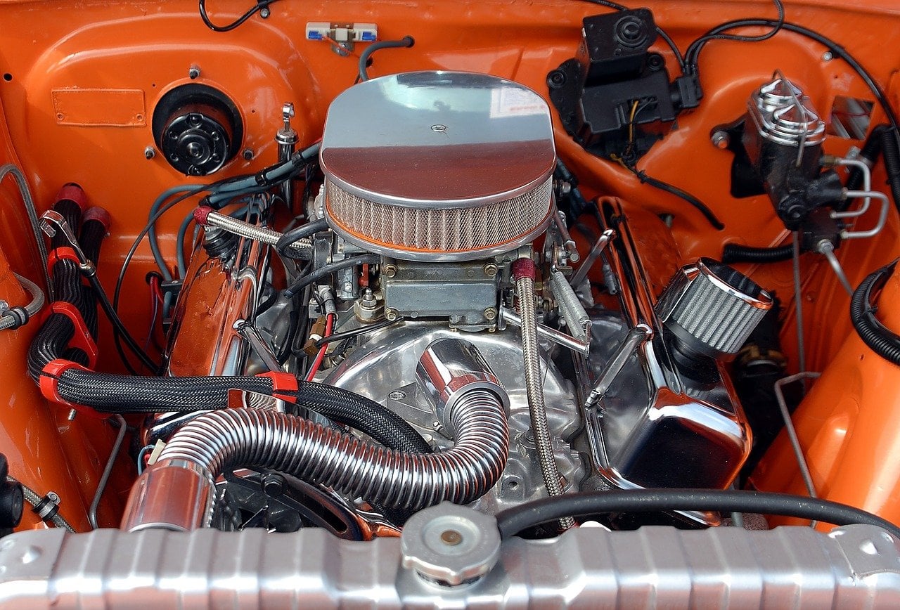 Mytí motoru